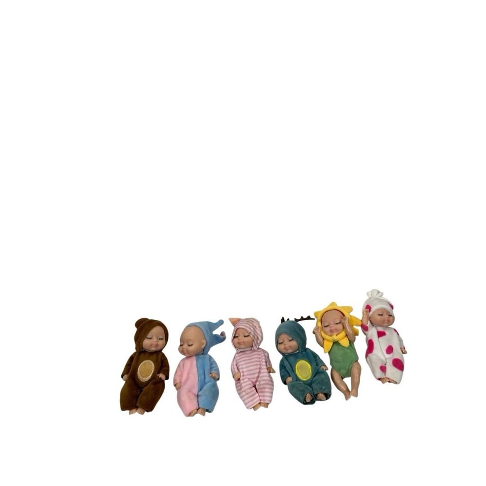 6 Peekaboo 5” miniature babies‎